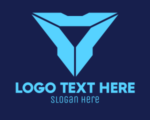 Triangular - Blue Triangle Gaming Software logo design