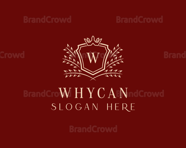 Wreath Royal Crown Logo