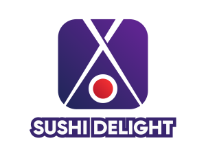 Blue Sushi App logo design