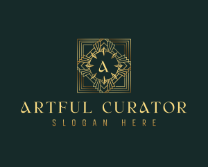 Luxury Art Deco logo design