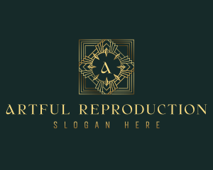 Luxury Art Deco logo design