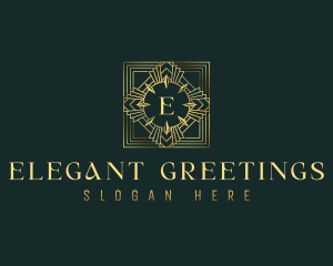 Luxury Art Deco logo design