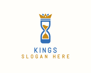 Crown Sand Glass logo design