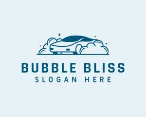 Car Wash Bubbles logo design