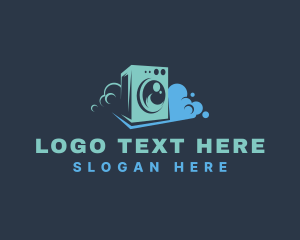 Cleaner - Laundromat Washing Machine logo design