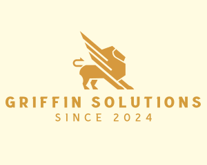 Griffin - Elegant Lion Griffin logo design