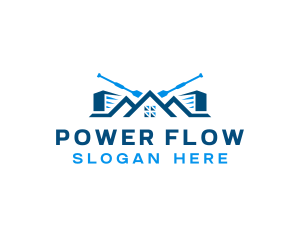 Power Cleaning Maintenance logo design