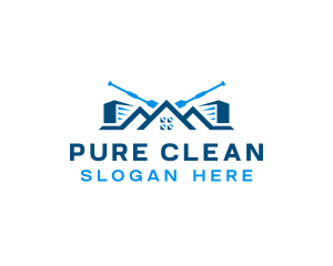 Power Cleaning Maintenance logo design