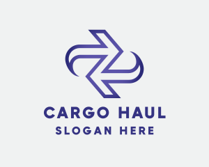 Blue Arrows Logistics logo design