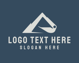 Contractor - Construction Backhoe Loader logo design