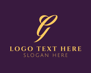 Letter G - Luxurious Elegant G logo design