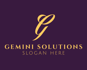 Luxurious Elegant G logo design