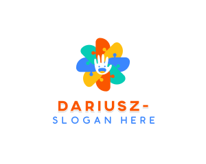 Jigsaw - Puzzle Learning Educational logo design