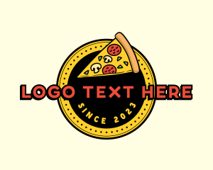 Snack - Pizza Restaurant Emblem logo design