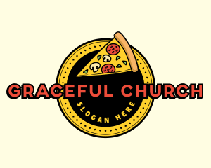 Pizza Restaurant Emblem Logo