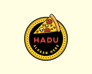 Pizza Restaurant Emblem Logo