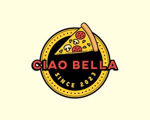 Pizza Restaurant Emblem logo design