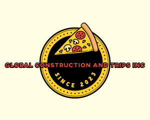 Pizzeria - Pizza Restaurant Emblem logo design