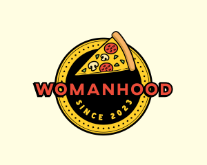 Hungry - Pizza Restaurant Emblem logo design