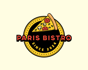 Pizza Restaurant Emblem logo design