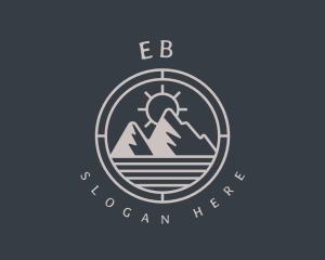 Tourism - Simple Mountaineering Hills logo design