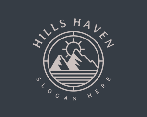 Hills - Simple Mountaineering Hills logo design