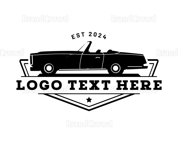 Classic Car Garage Logo