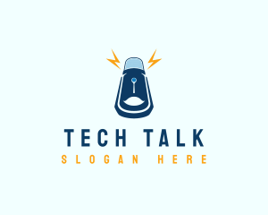 Podcast Talk Mic logo design