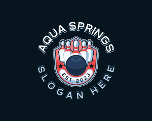 Bowling Pin Sport logo design