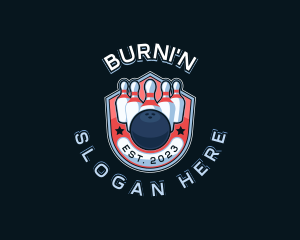 Bowling Pin Sport logo design