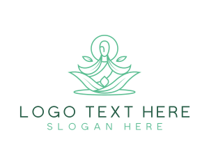 Mind - Lotus Relaxing Yoga logo design