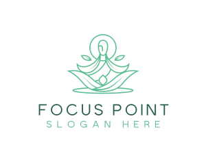 Concentration - Lotus Relaxing Yoga logo design
