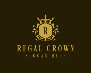 Regal Monarchy Crown logo design