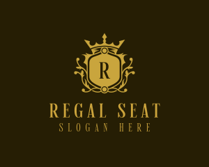 Regal Monarchy Crown logo design