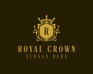 Regal Monarchy Crown logo design