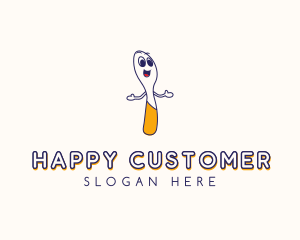 Happy Spoon Cutlery  logo design