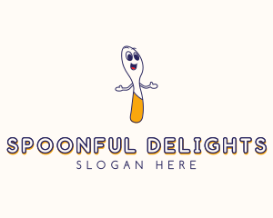 Spoon - Happy Spoon Cutlery logo design