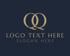 Letter Dq - Elegant Luxury Company logo design