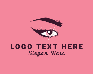 Cosmetic - Eyelashes Cosmetic Product logo design