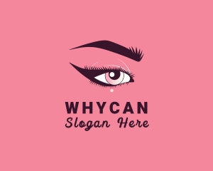 Eyelash - Eyelashes Cosmetic Product logo design