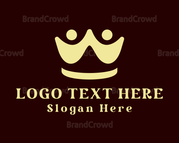 Yellow People Crown Logo