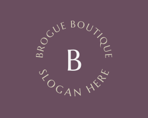 Elegant Boutique Brand logo design