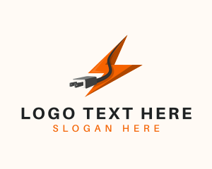 Electrical Power Plug logo design