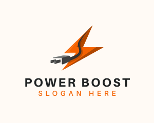 Charger - Electrical Power Plug logo design