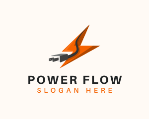 Electrical Power Plug logo design