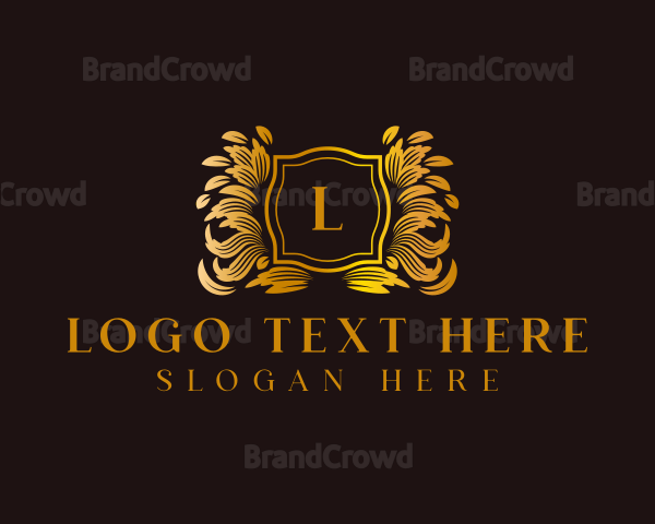 Premium Leaf Wreath Logo