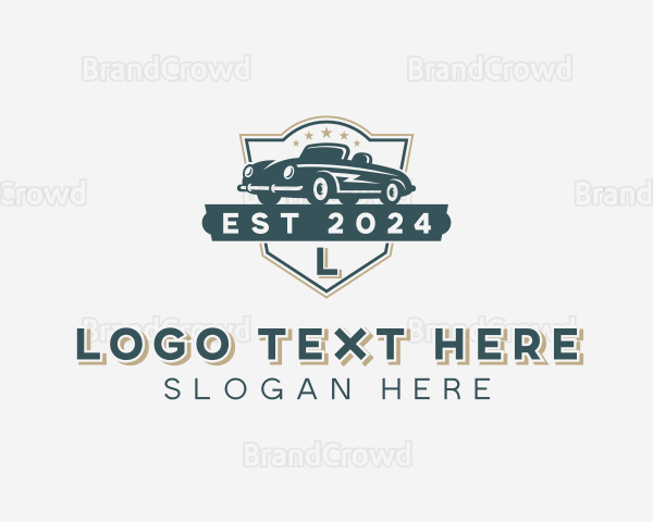 Car Vehicle Detailing Logo