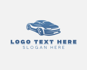 Car Care - Sedan Automotive Vehicle logo design