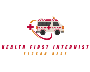 Medical Emergency Ambulance logo design