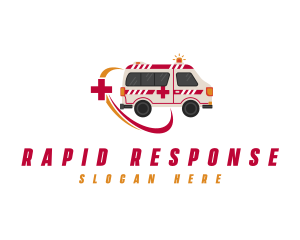 Paramedic - Medical Emergency Ambulance logo design